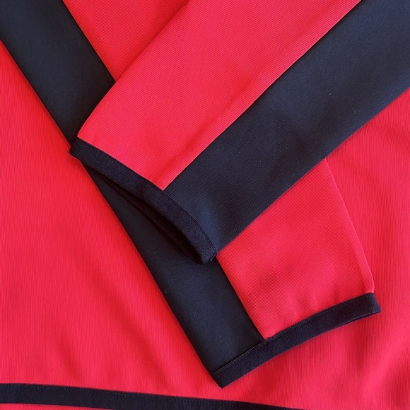 NWT Cincinnati Bearcats Red Cutter and Buck Traverse Colorblock 1/4 zip … - Picture 2 of 11